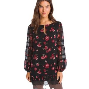 WHBM floral tunic